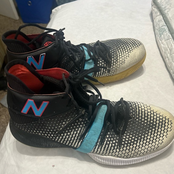 New Balance OMN1S Kawhi Leonard Baited Black Teal White Red Basketball Shoes - Picture 9 of 13